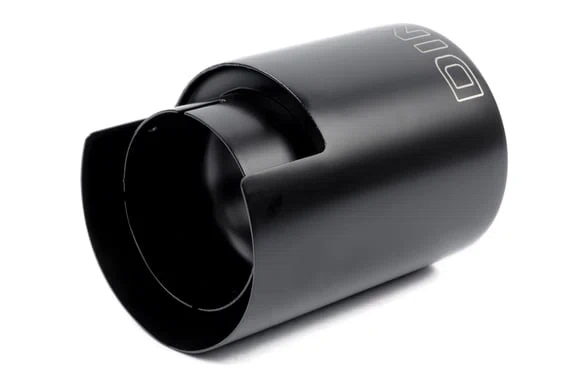 Dinan Double-Walled 4.5_ Clamp-On Exhaust Tip (Black Ceramic) D663-0646-BOX